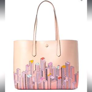 Kate Spade Rock Center City Skyline Large Tote RARE! SOLD OUT! HARD TO FIND!